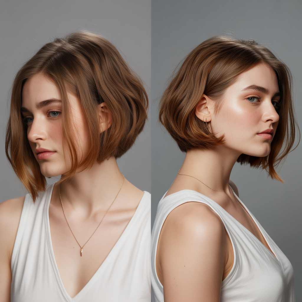 Soft Bob with Face-Framing Layers