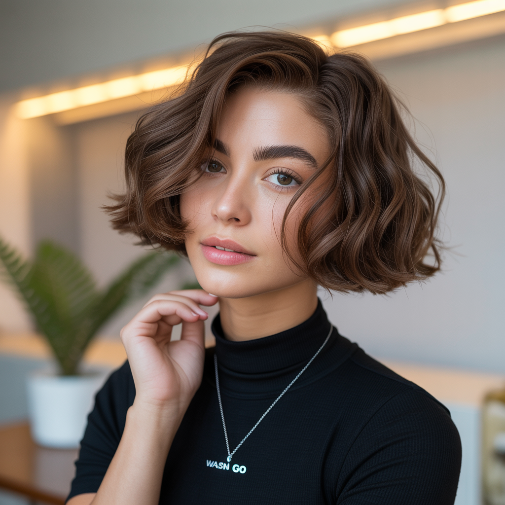 Wavy Short Bob