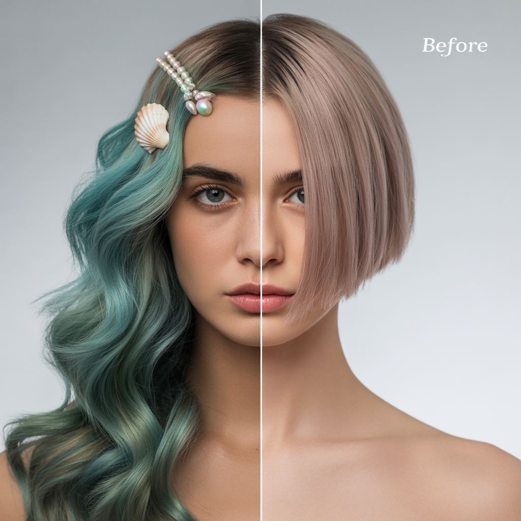 Mermaid Waves to Blunt Lob