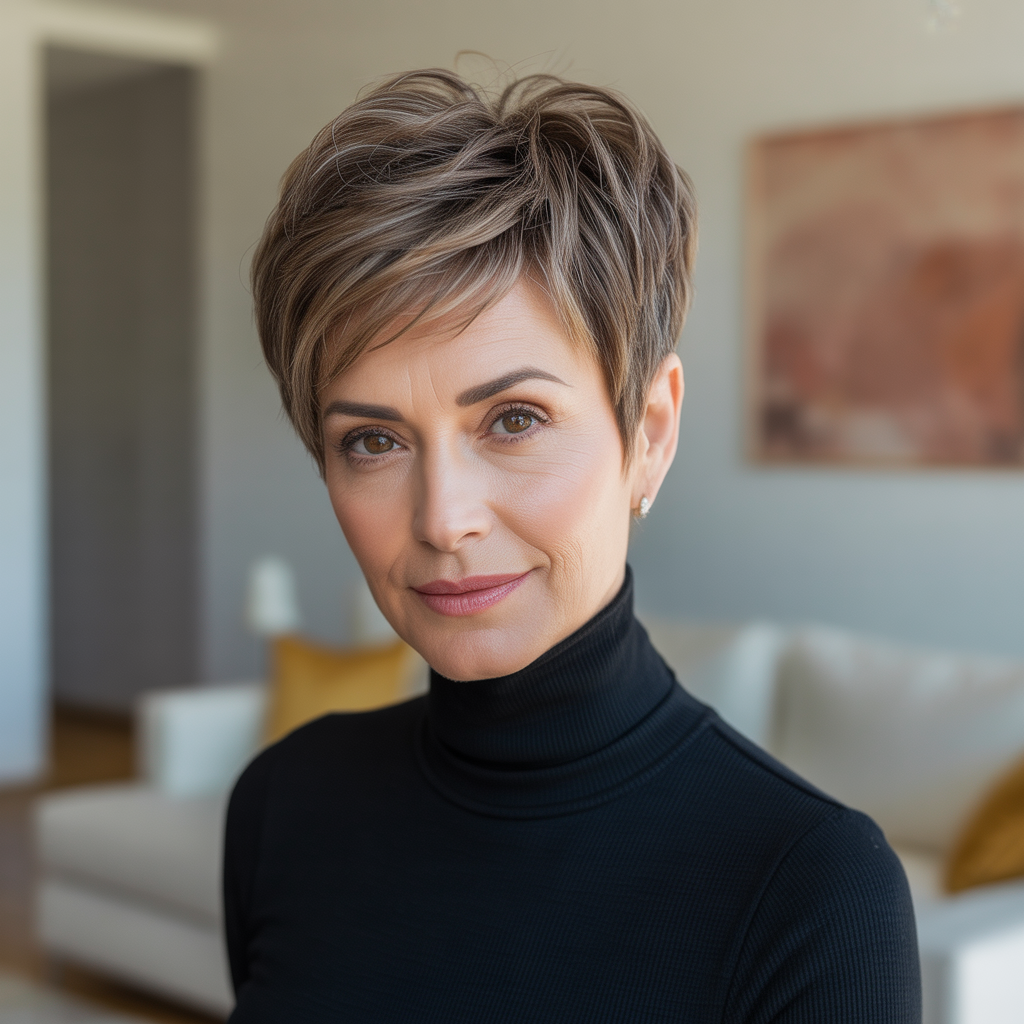 Textured Pixie Cut