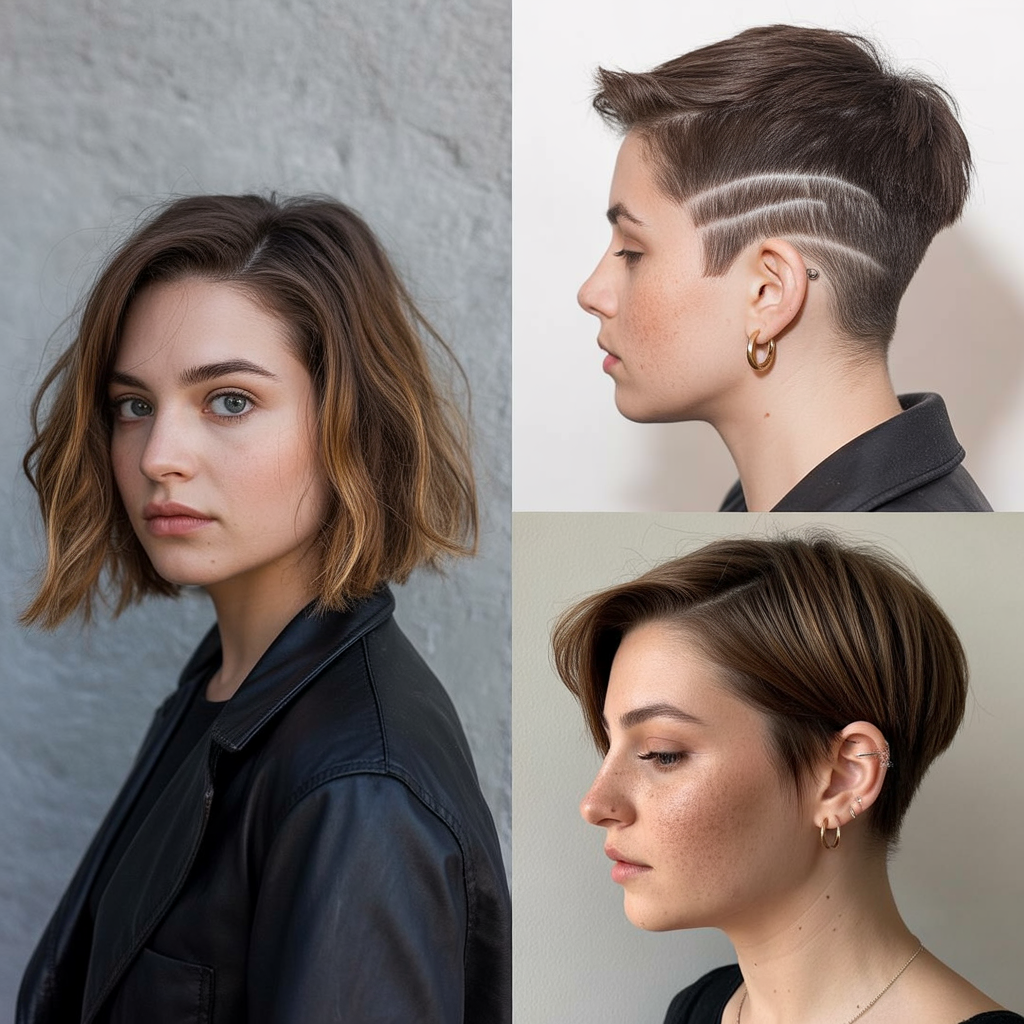 From Long to Pixie with Undercut Design