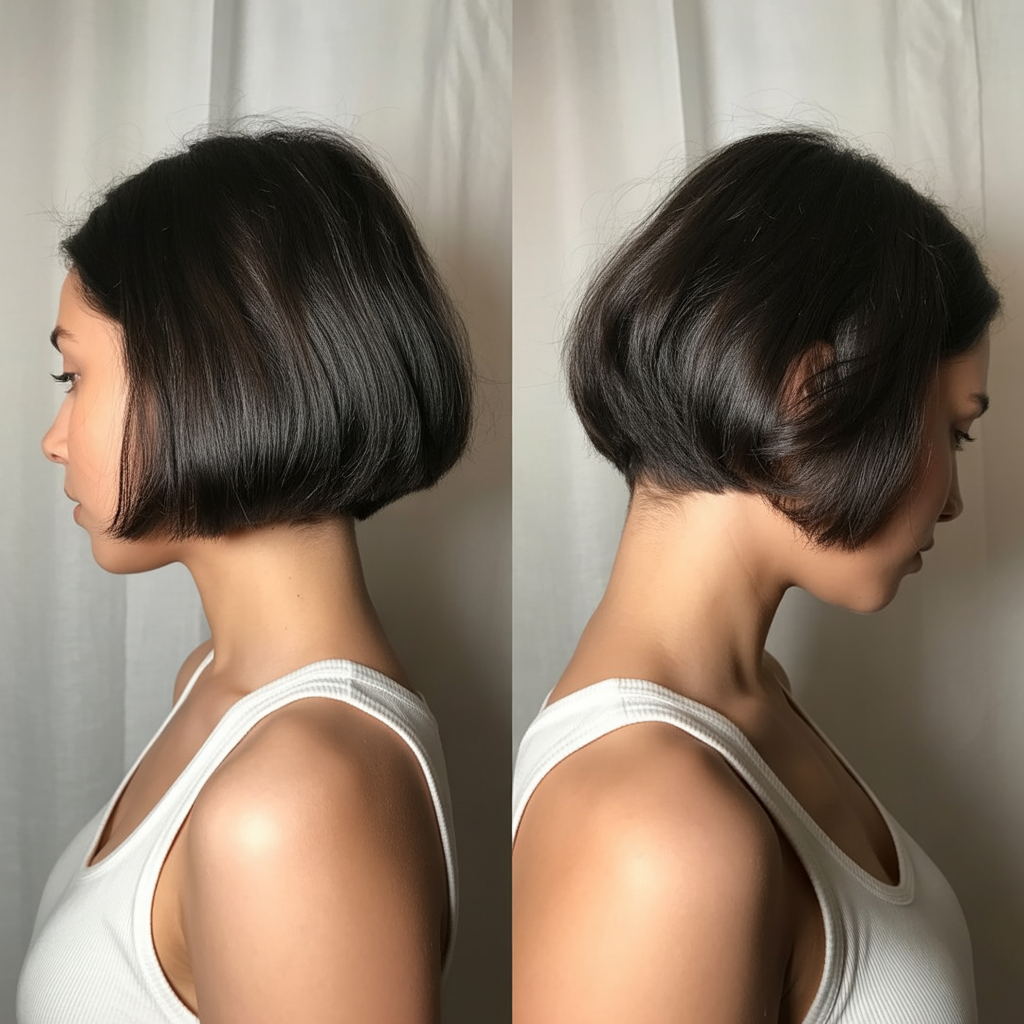 The Classic Short Bob with Blunt Ends