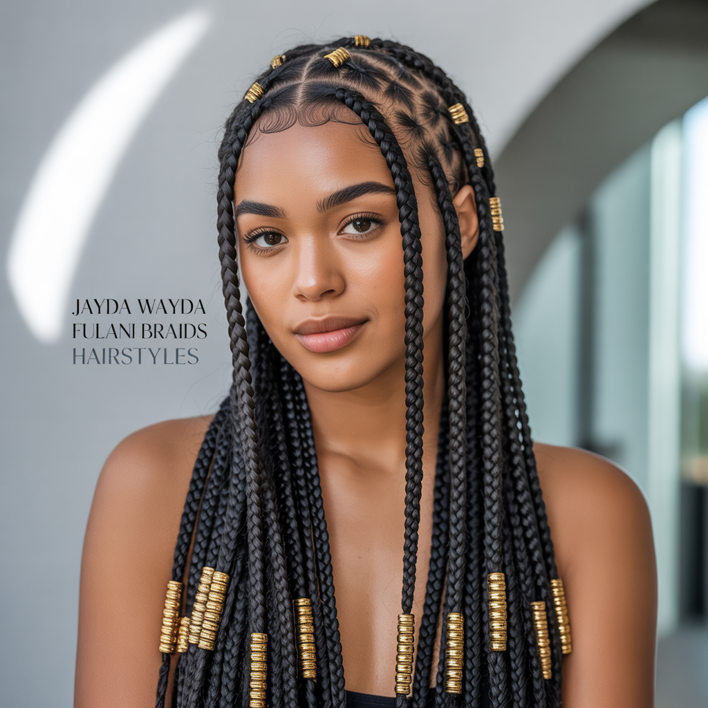 Fulani Braids with Natural Baby Hair