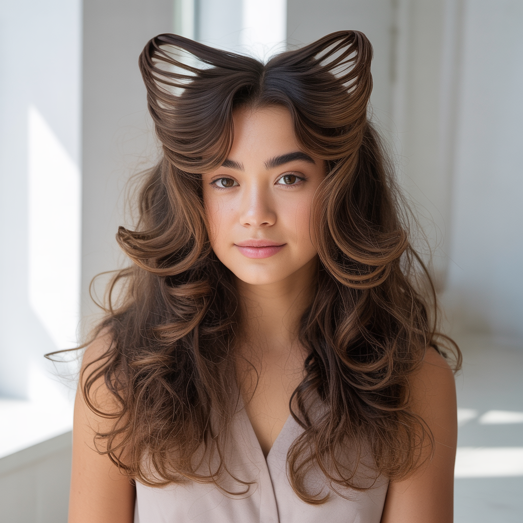 DIY Butterfly Cut for Curly Hair