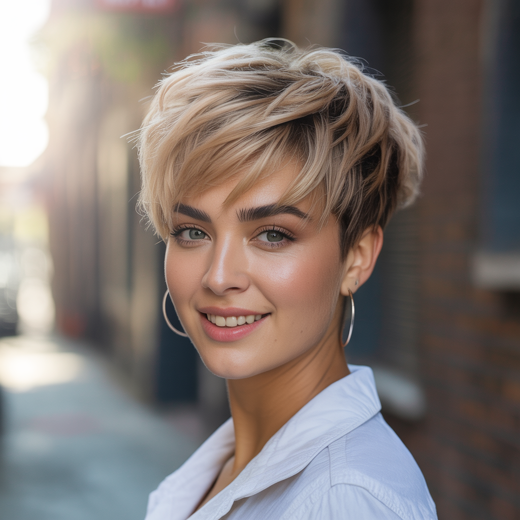 Ultra-Short Shaggy Pixie