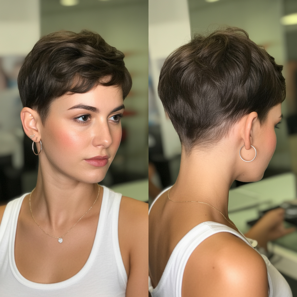 The Edgy Pixie with Shaved Nape
