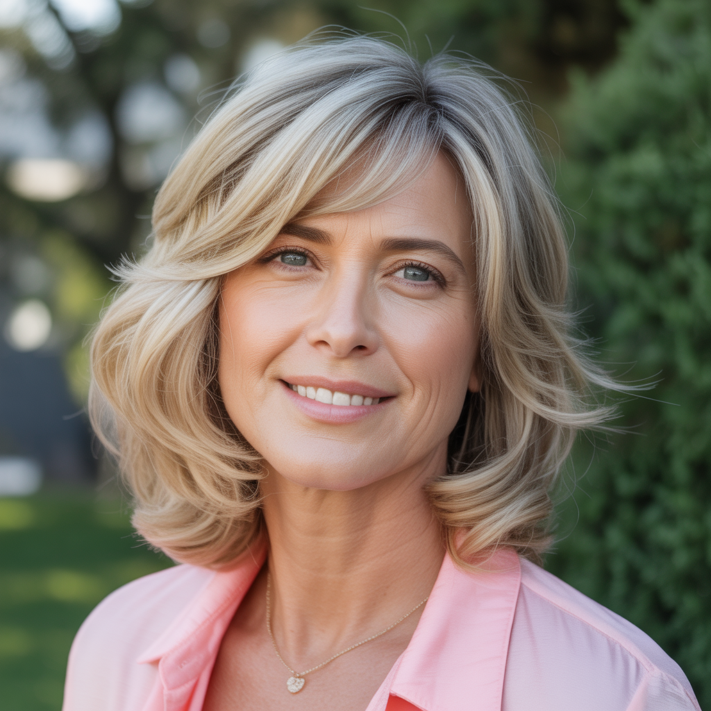 Soft Layers with Side Bangs