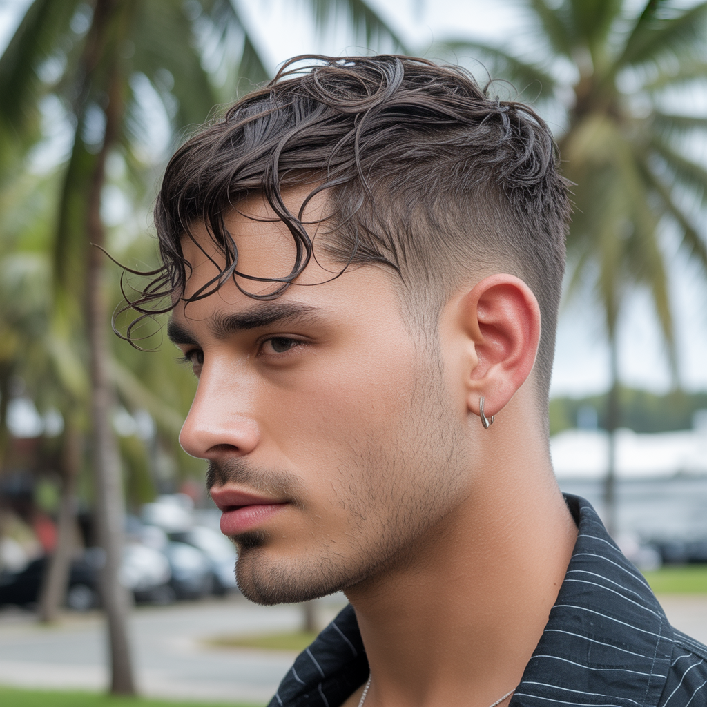 Wet Wavy Undercut