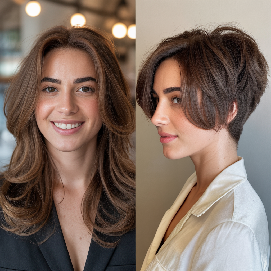 The Short Shag: A Trendy Twist on Long Hair