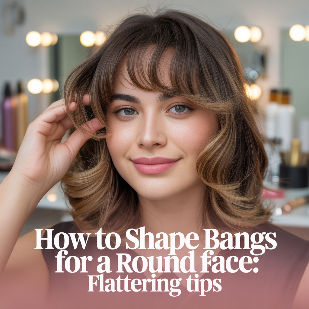 How to Shape Bangs for a Round Face: Flattering Tips