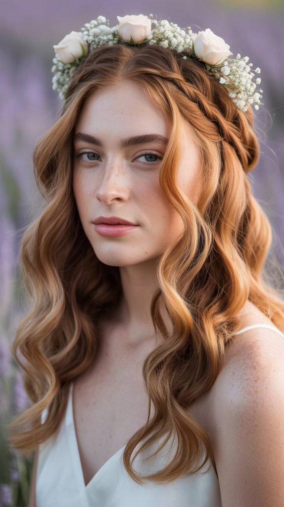 Pull-Through Braid with Wavy Ends