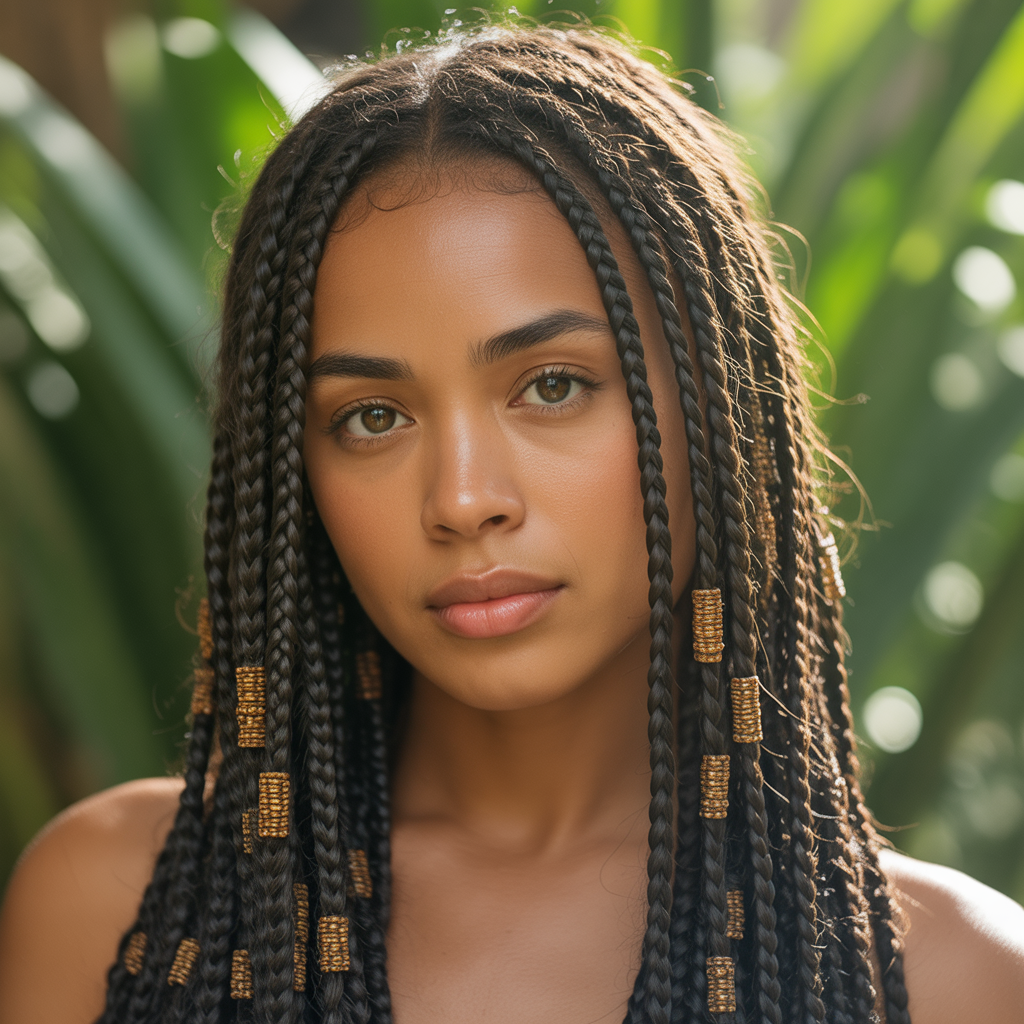 Fulani Braids with Layers