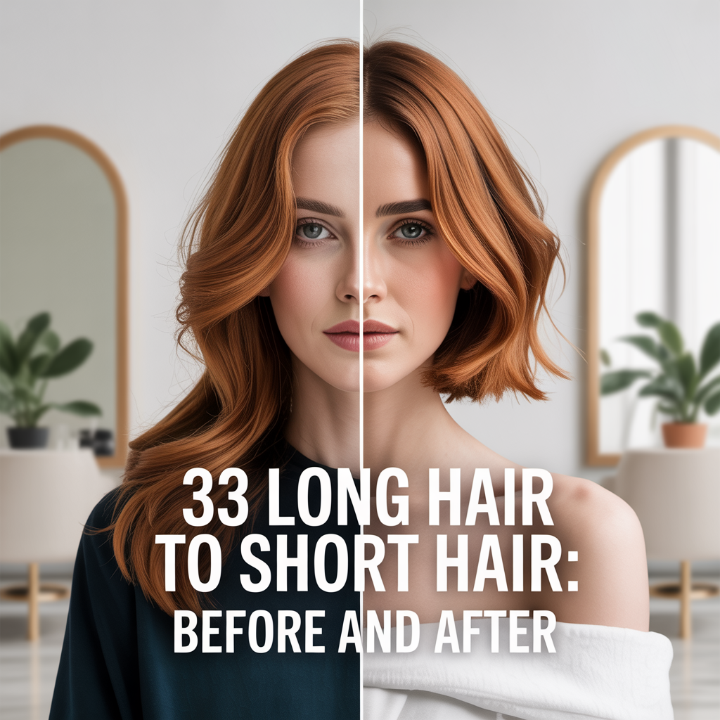 33 Long Hair to Short Hair: Before and After