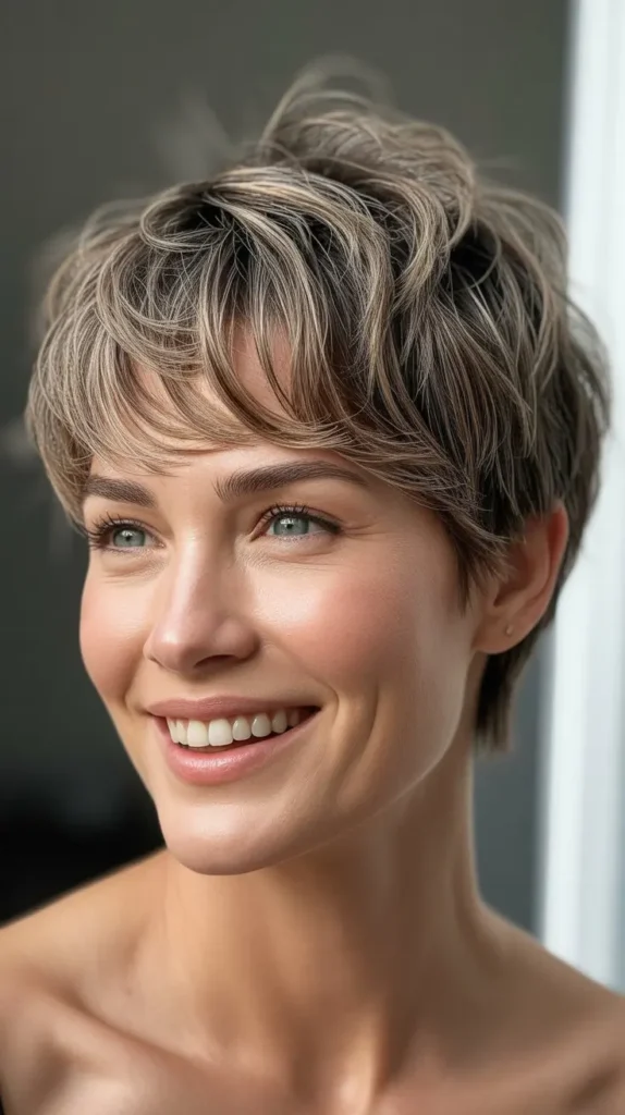 Textured Shag Pixie Evolution
