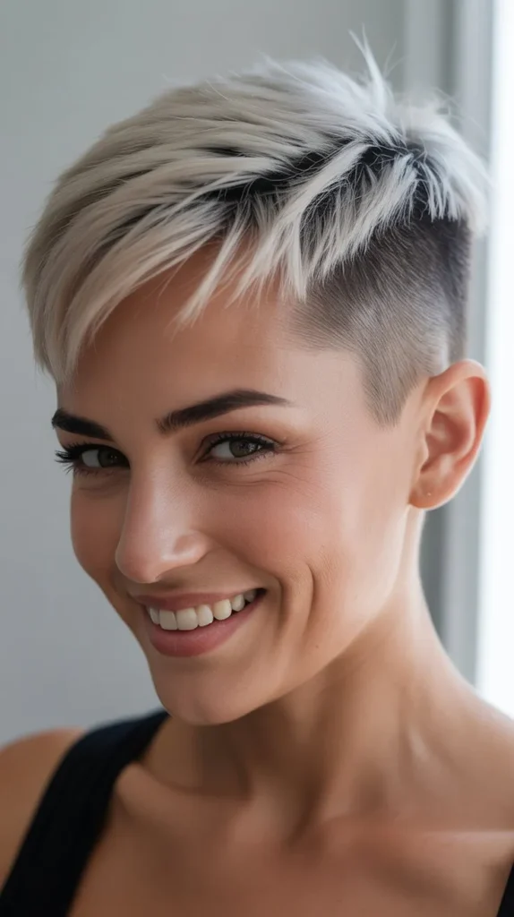 Bold Undercut Pixie Emergence