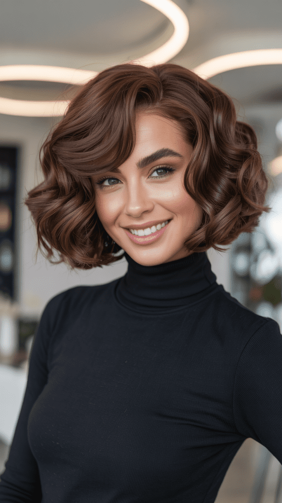 Bob with Defined Curls