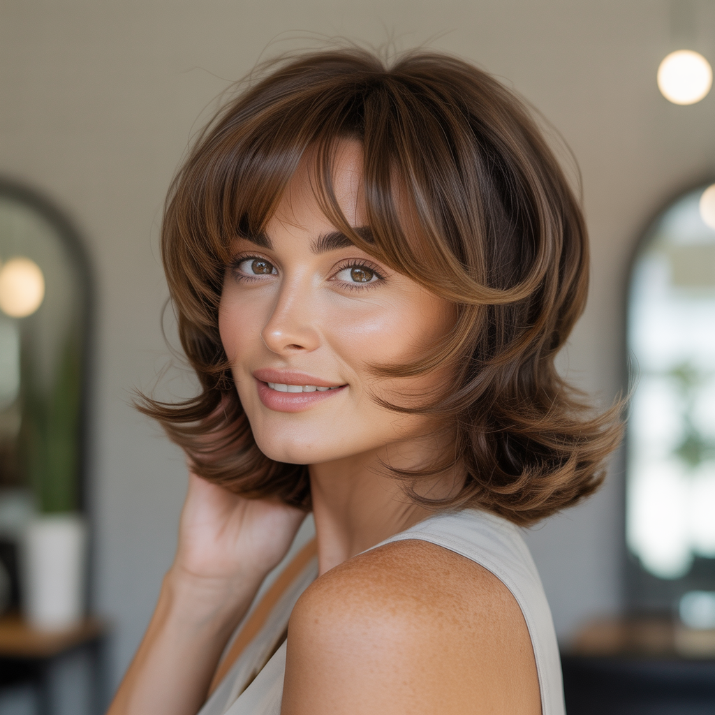 Classic Shag with Feathered Layers