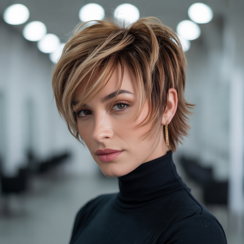 22. Feathered Short Shag