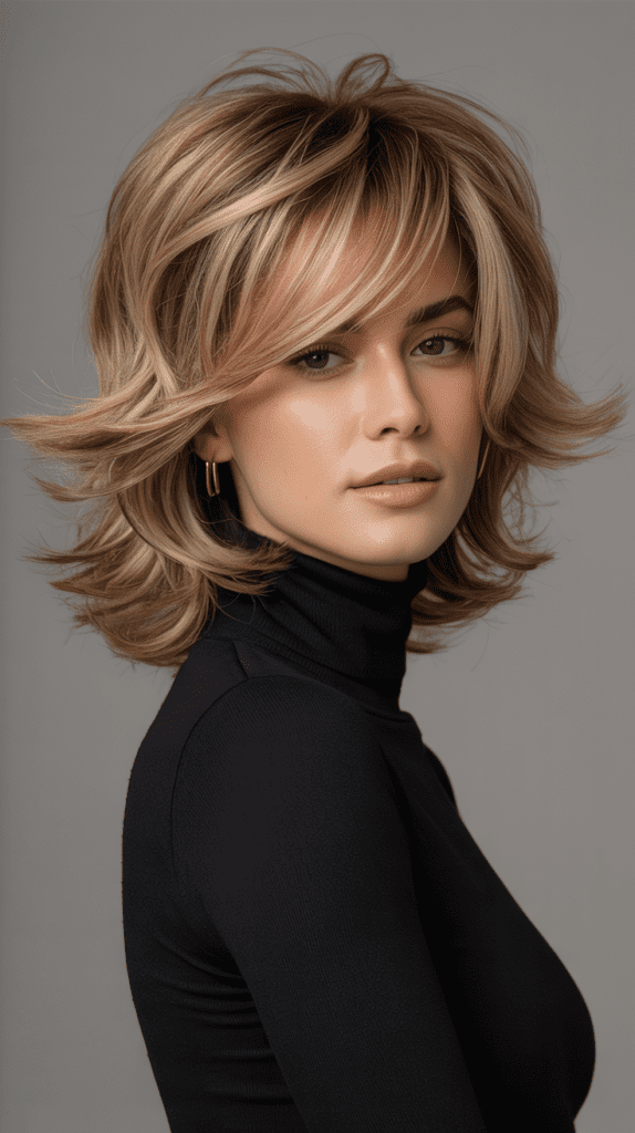 Thick Shag with Strategic Thinning