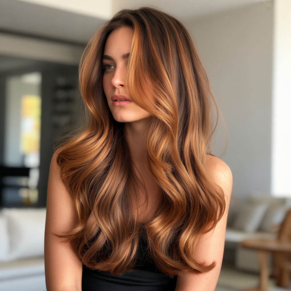 Copper and Caramel Blend