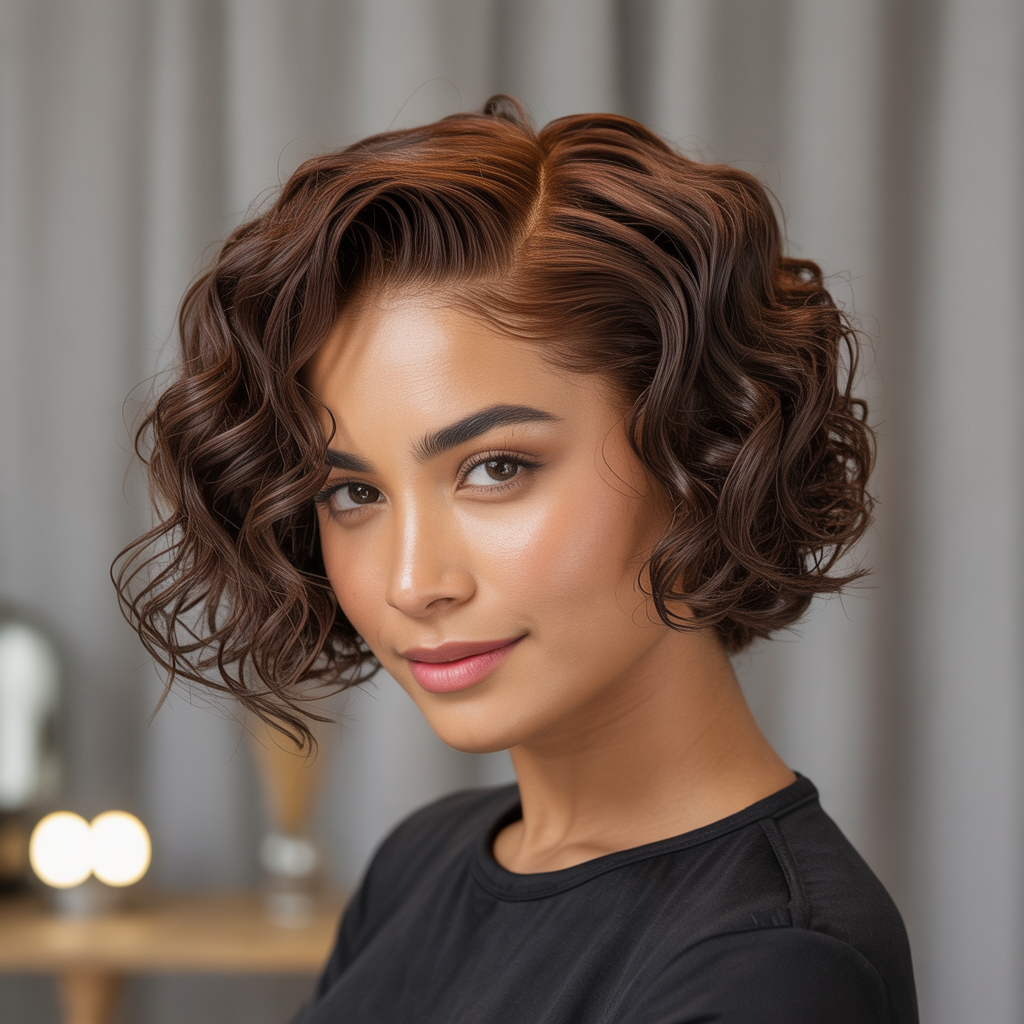 Wet and Wavy Short Flip Over