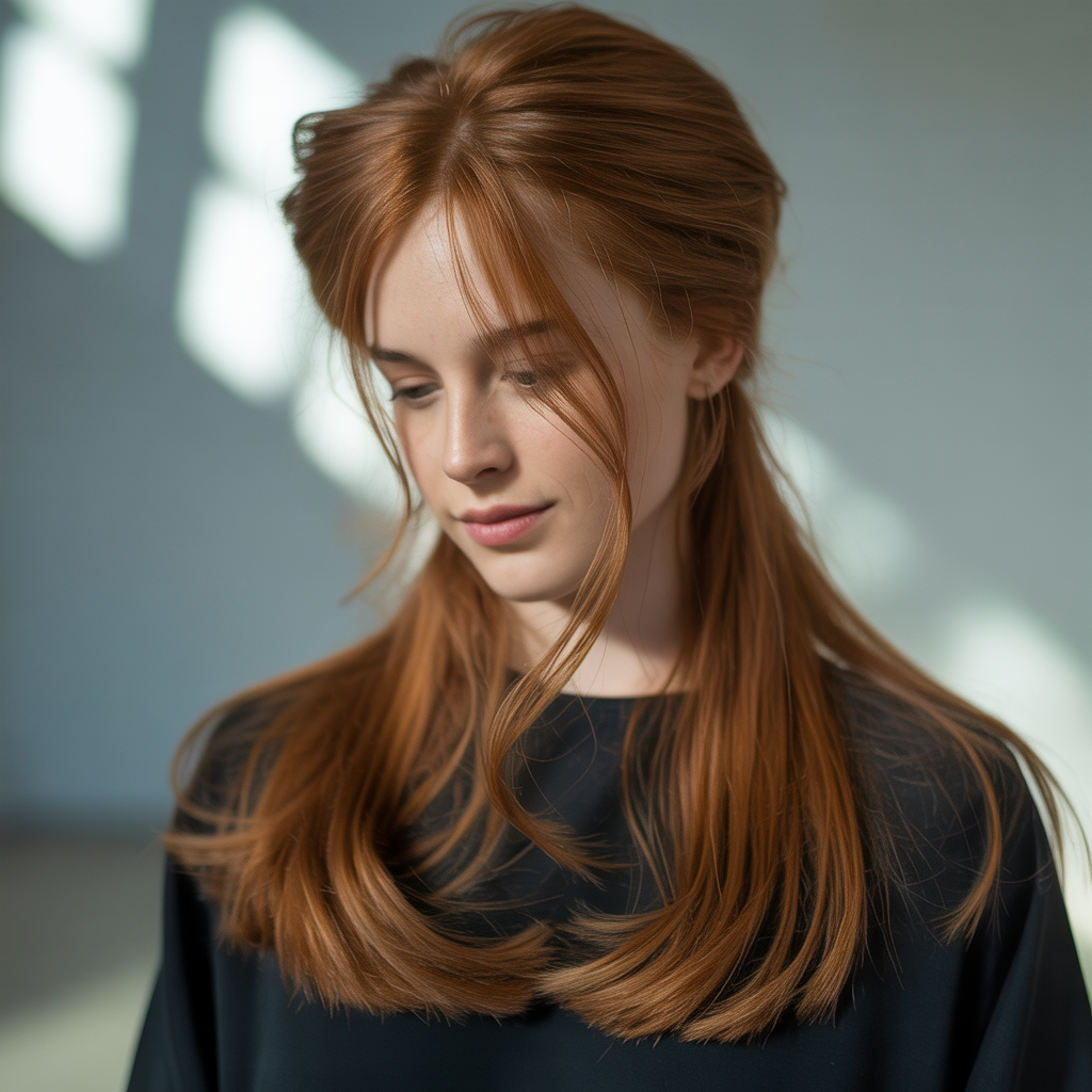  Butterfly Cut with Feathered Ends