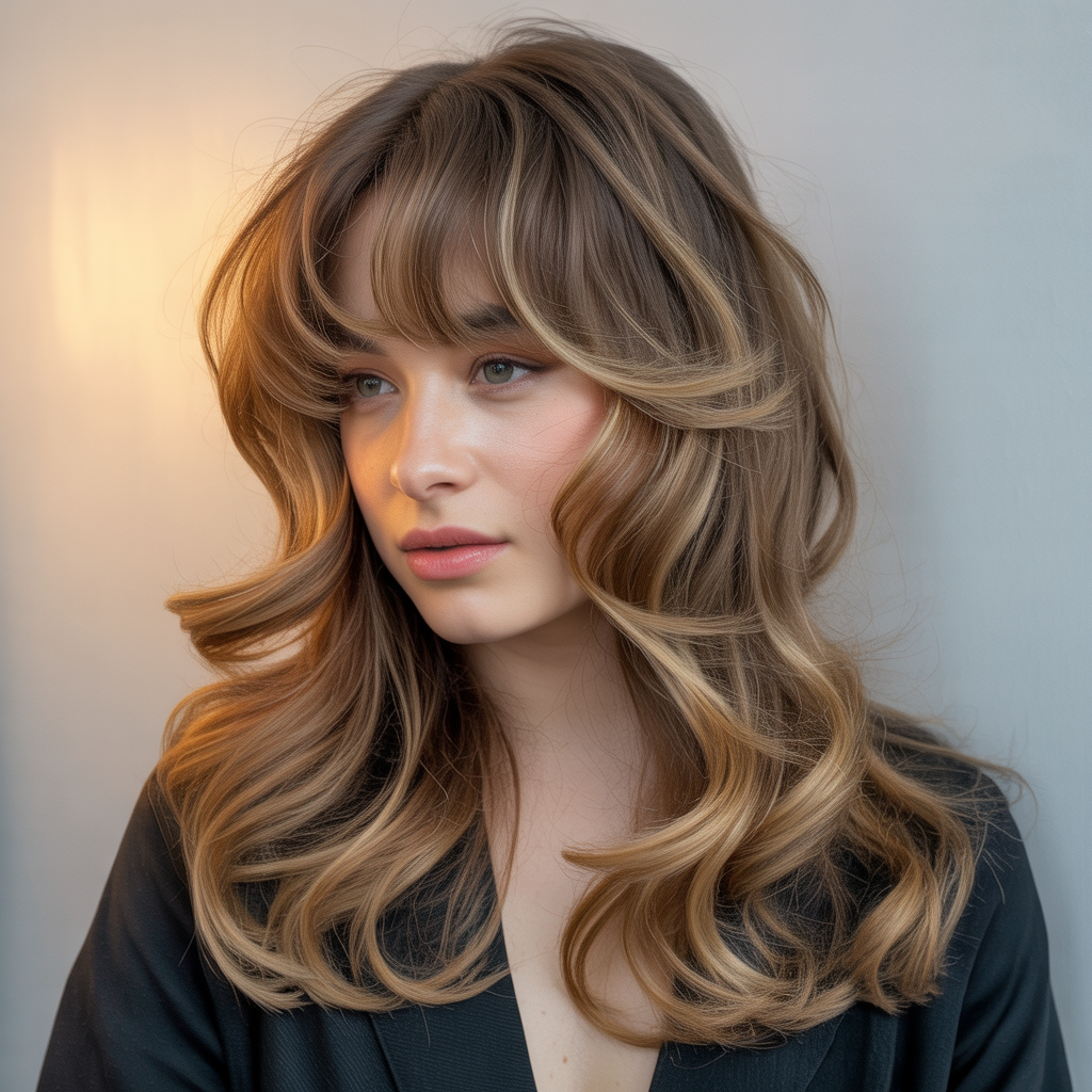 Butterfly Layers with Fringe and Lowlights