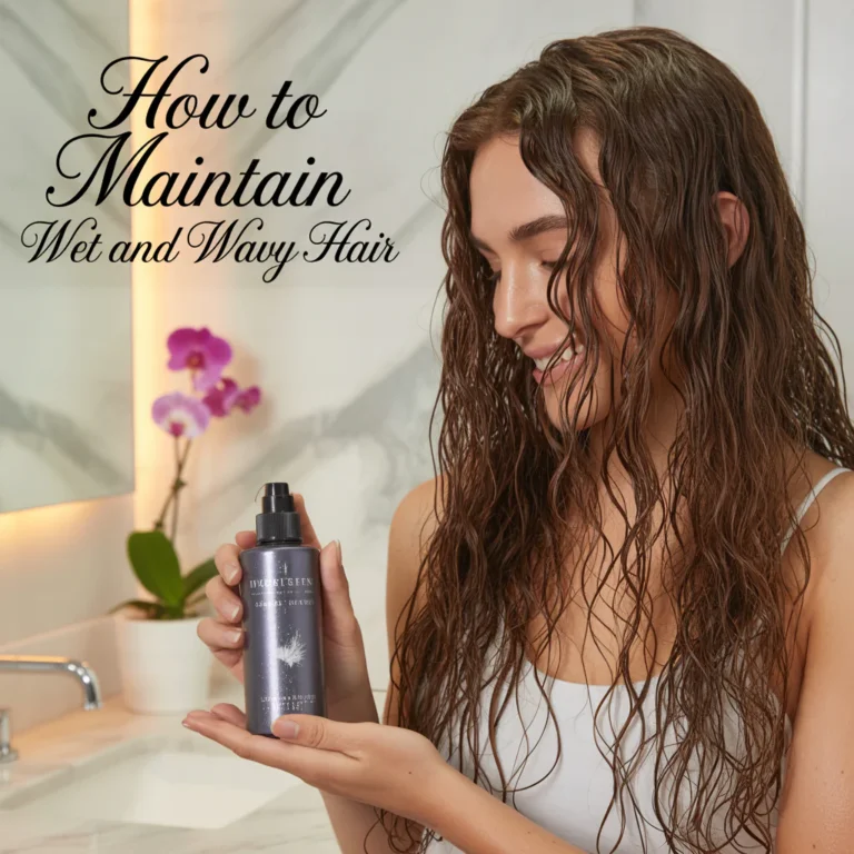 How to Maintain Wet and Wavy Hair