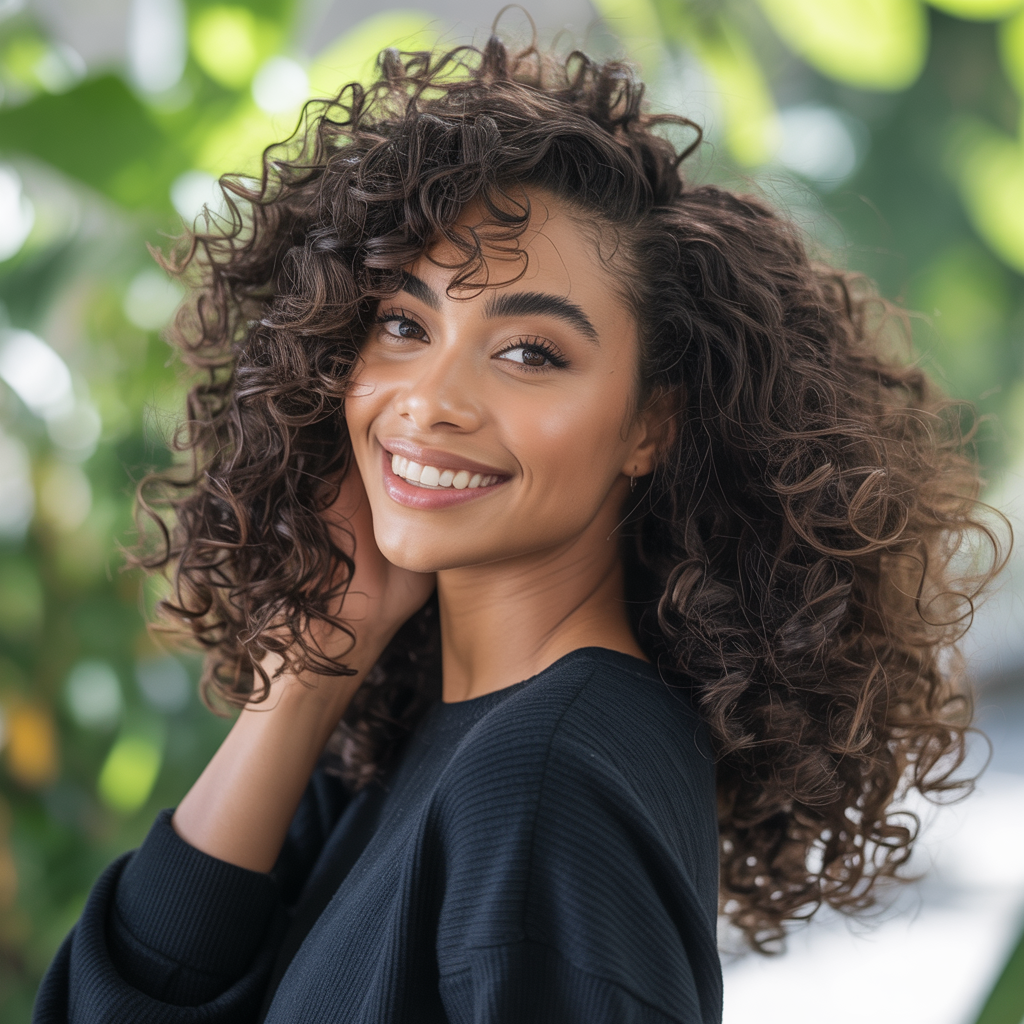 Wash and Go with Defined Curls