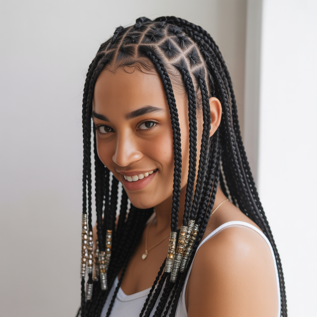  Micro Fulani Braids