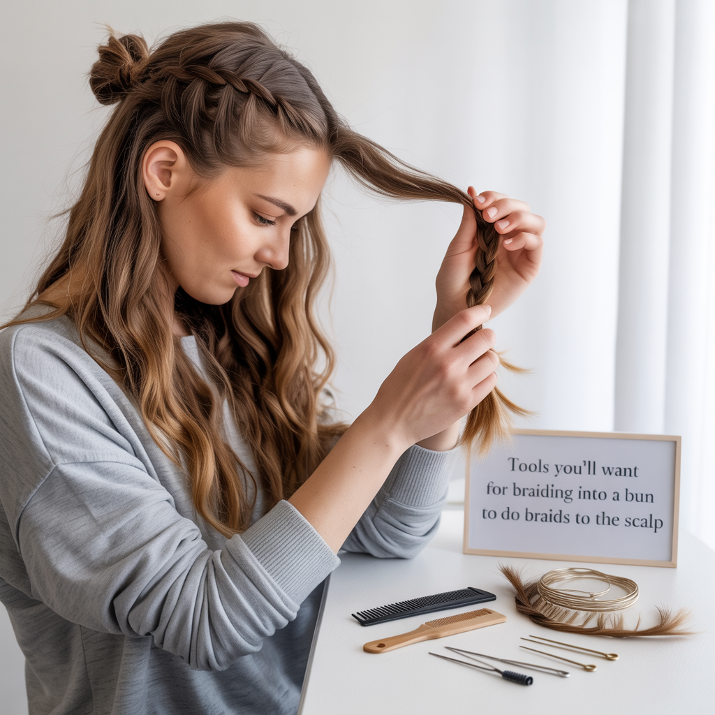 Tools You’ll Want for Braiding Into a Bun