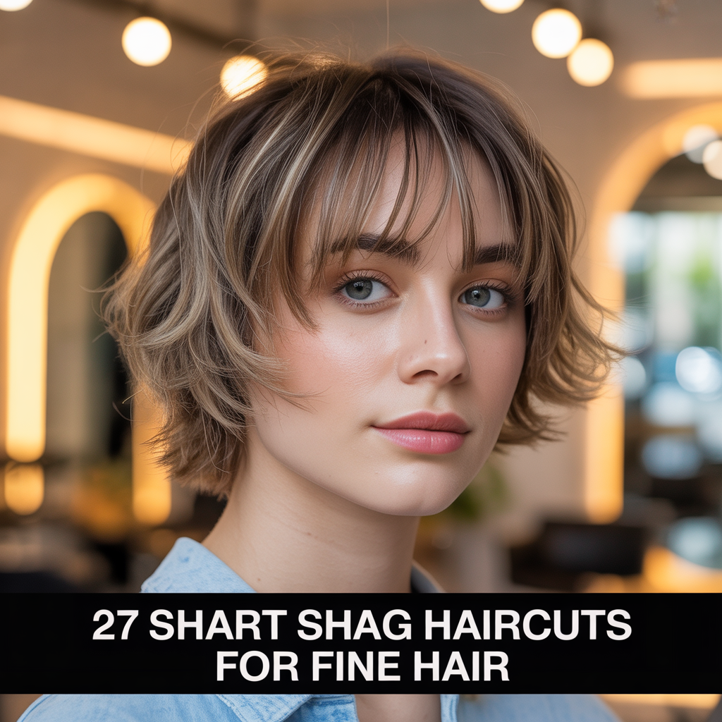 Short Shag Haircuts for Fine Hair