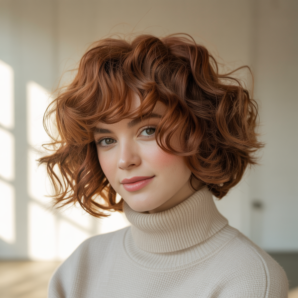 Disconnected Curly Shag