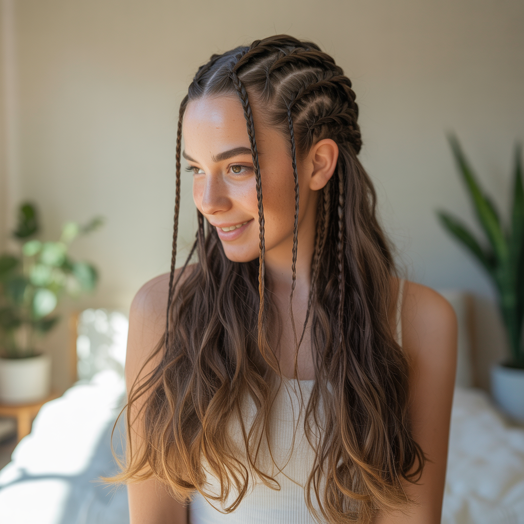 Braids for Effortless Waves