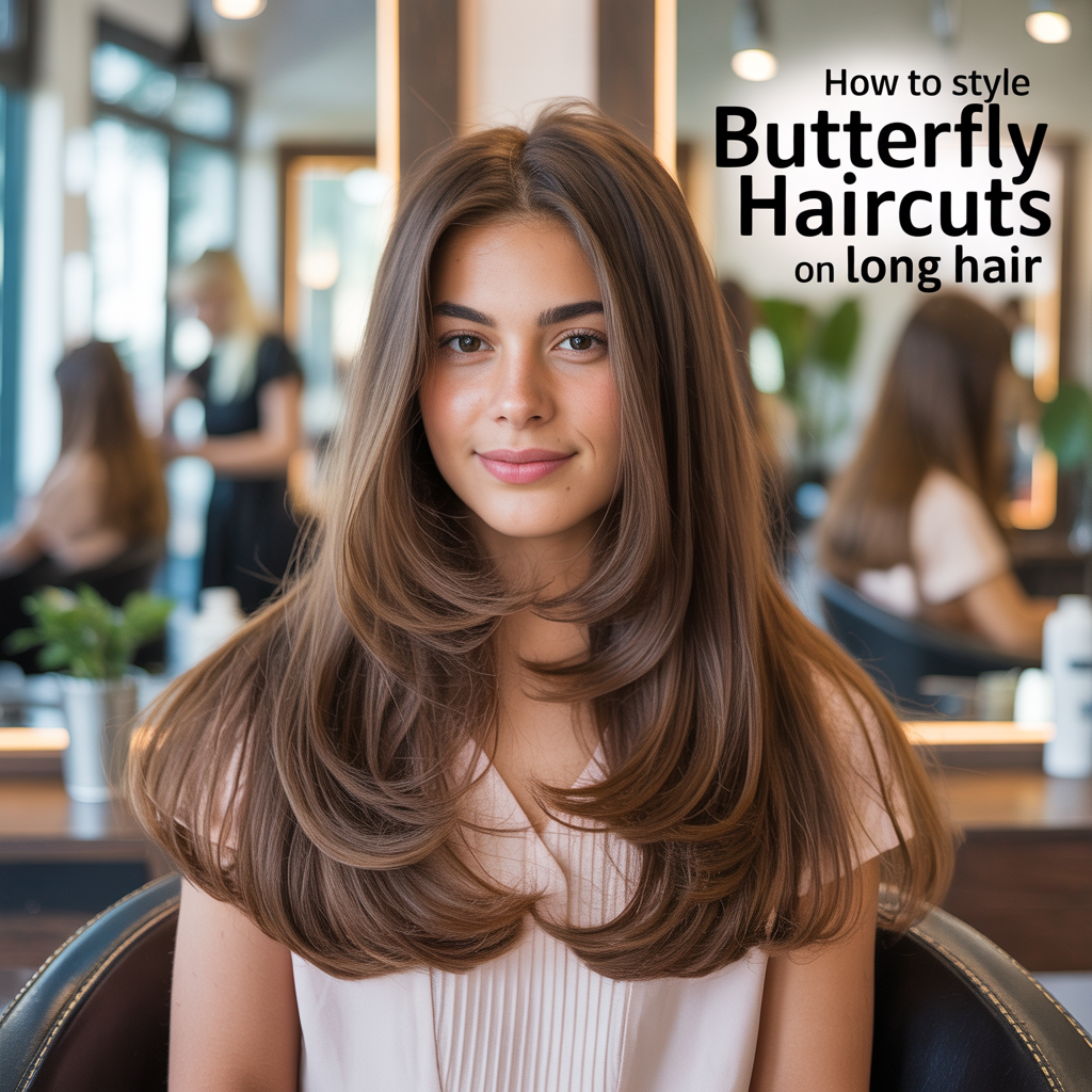 How to Style Butterfly Haircuts on Long Hair