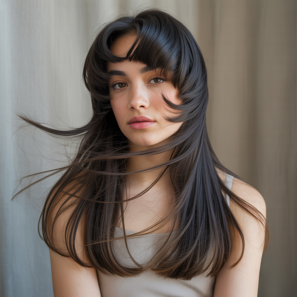 Curtain-Curve Butterfly Fringe