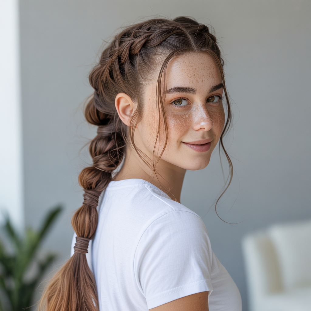 Maintaining a Braided Ponytail