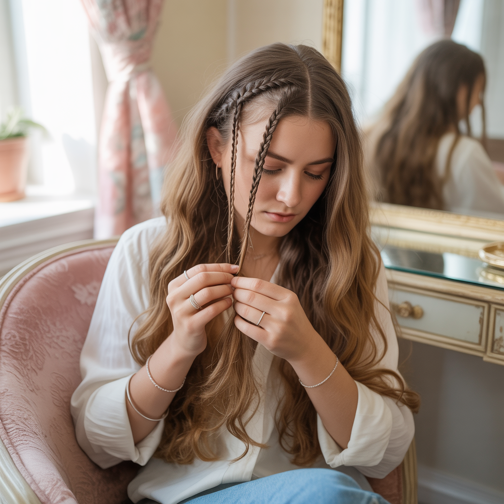 Trying Out French Braids