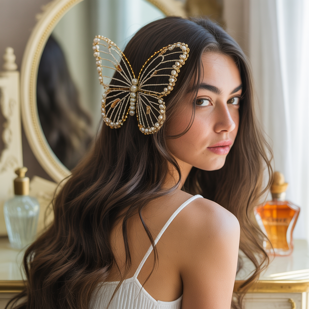  DIY Butterfly Cut with Beaded Hair