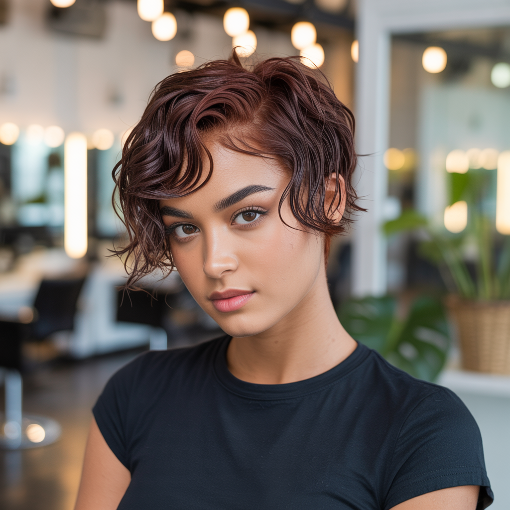  Short Pixie Wet Waves