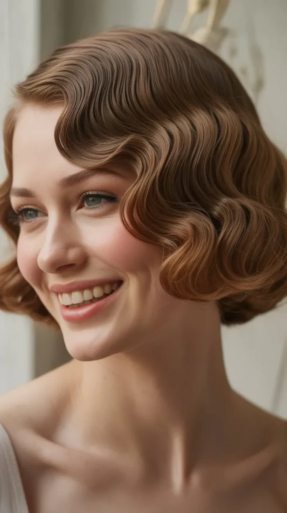 Vintage Finger Wave Bob Revival