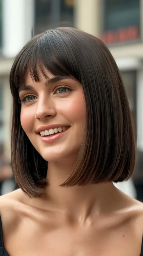 Chin-Length Bob with Bangs Rebirth
