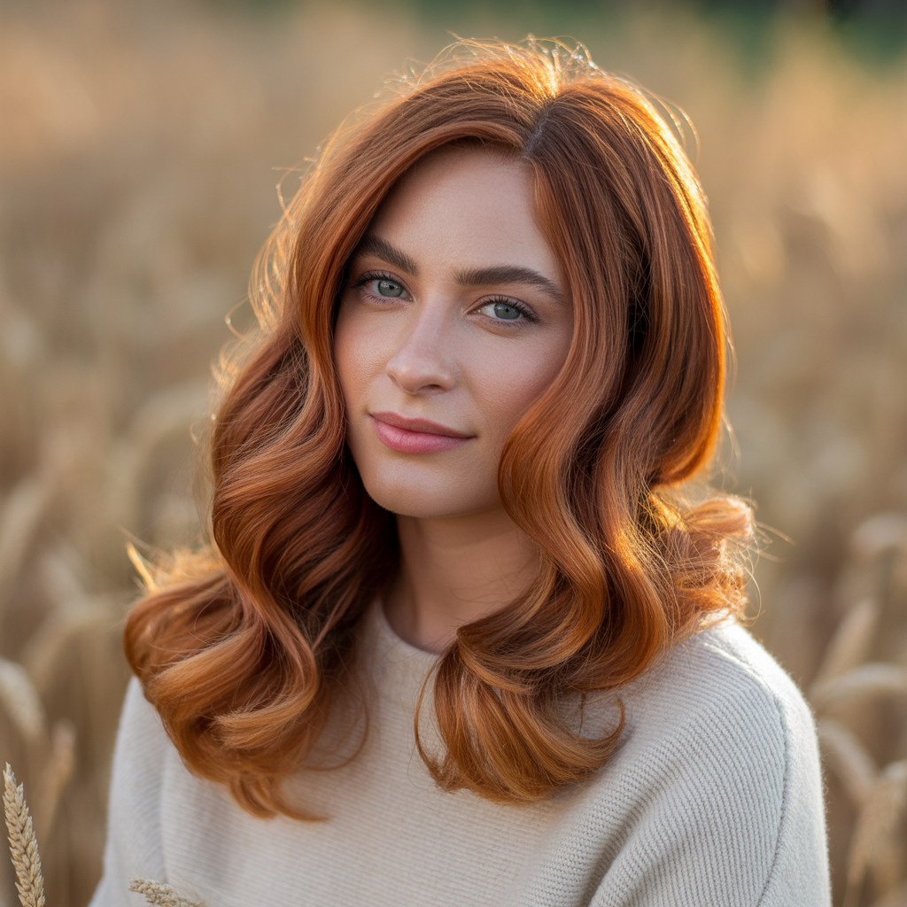 Vintage Copper Waves