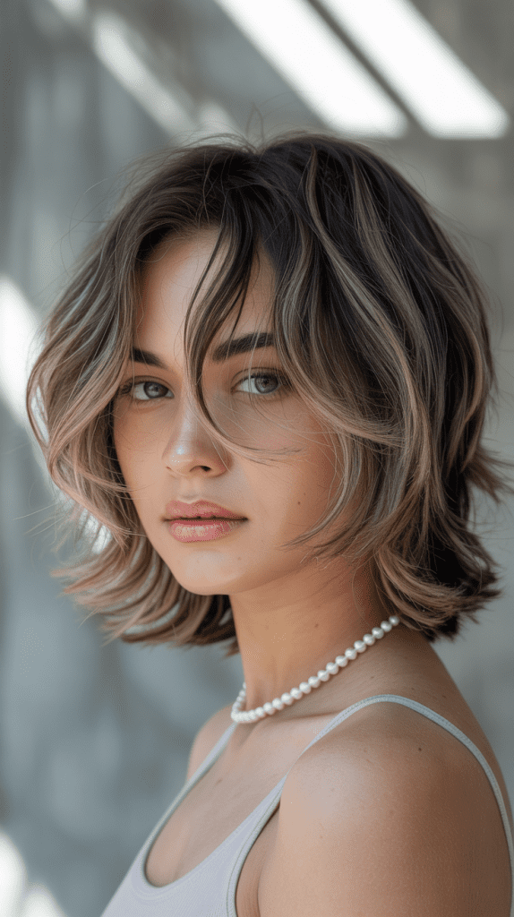 Shag Cut with Balayage