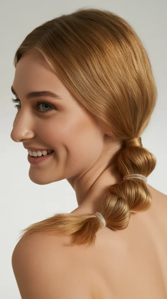 Low Twisted Ponytail