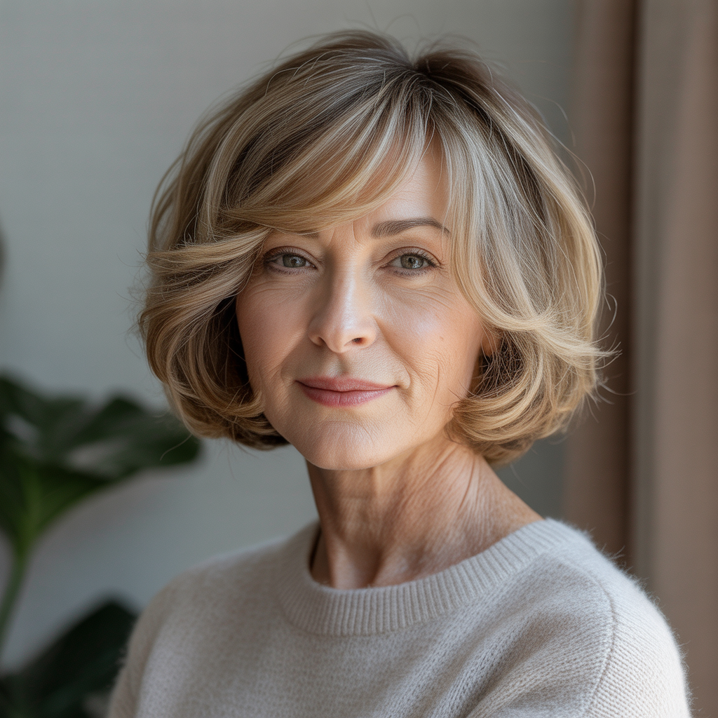 Soft Bob Shag with Gentle Layers