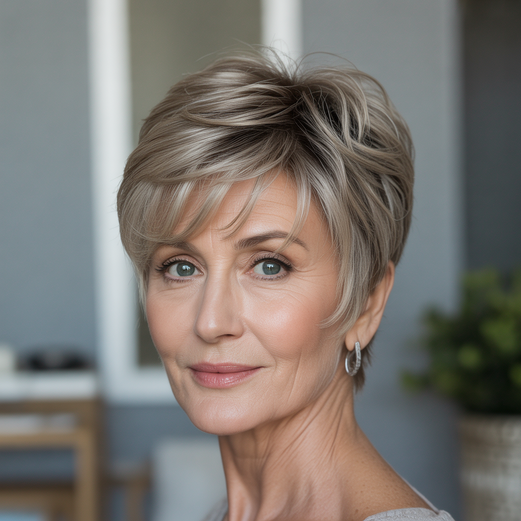 Feathered Pixie Shag