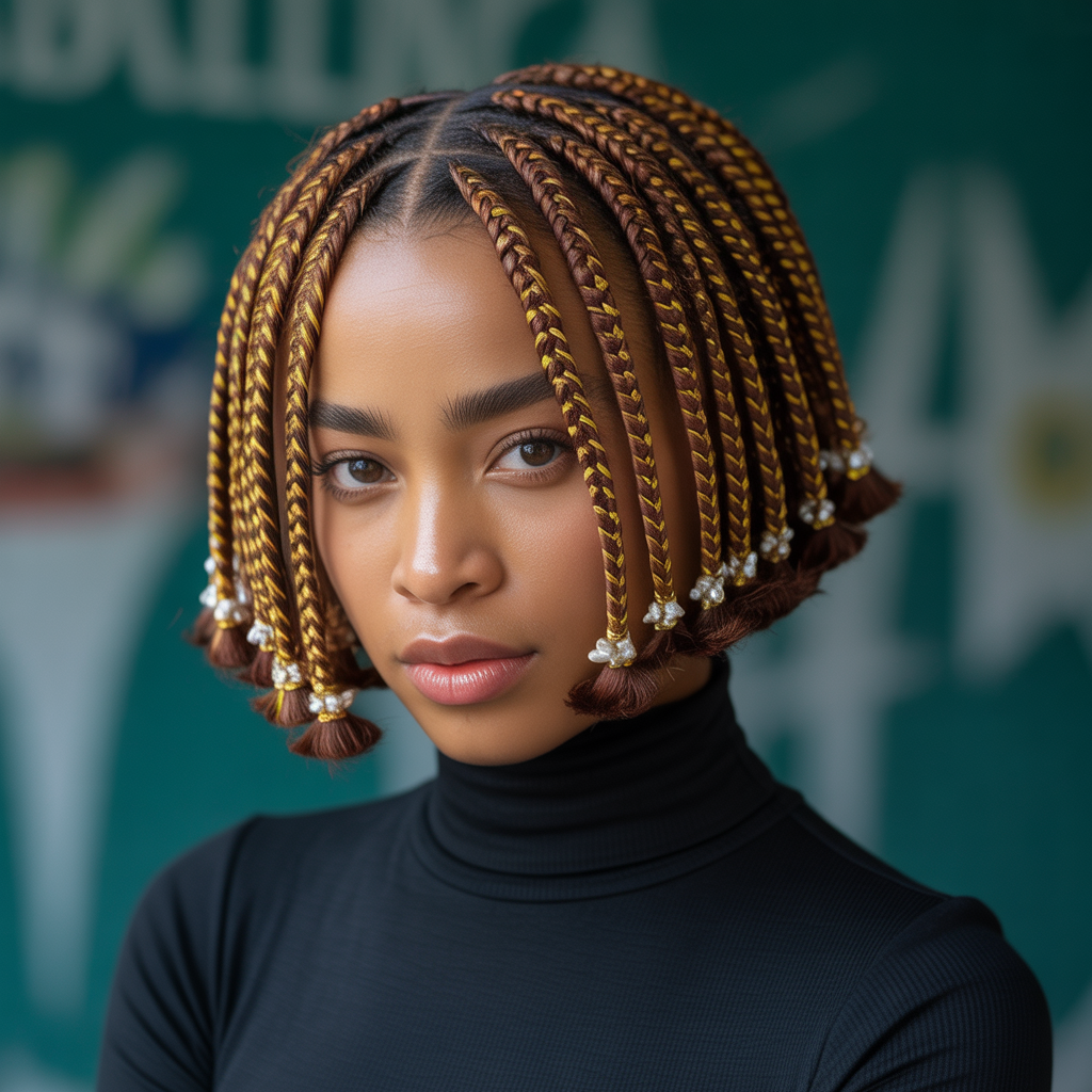  Short Jumbo Fulani Braids