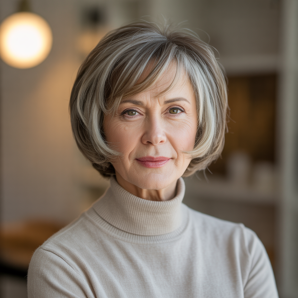 Blunt Shag with Tapered Sides