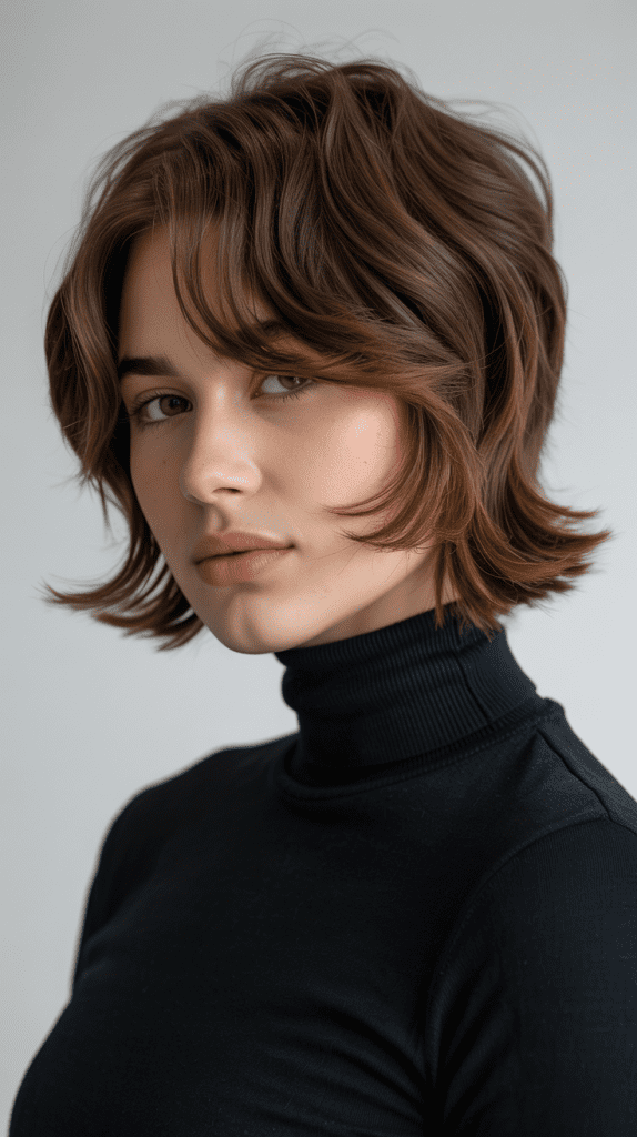 Tapered Neck Shag Cut